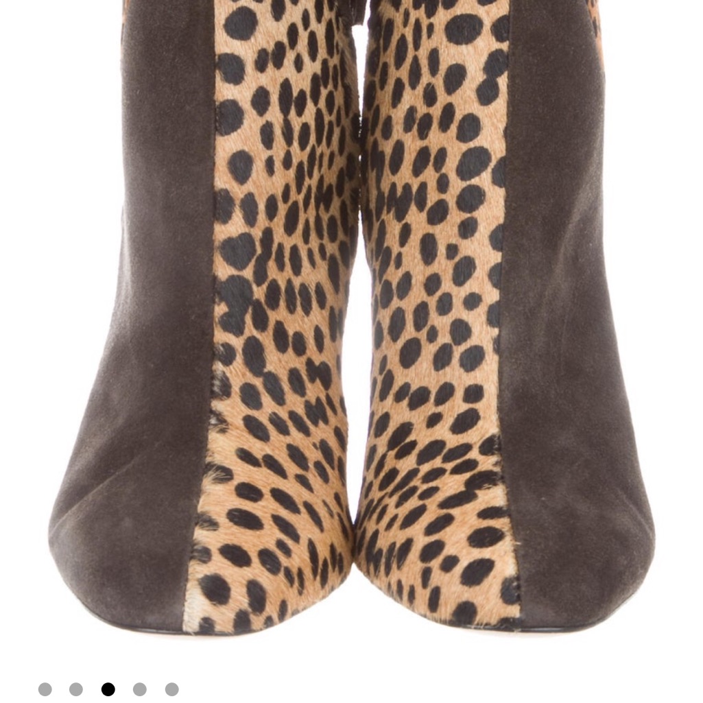 Ulla Johnson Pony Hair Printed Boots